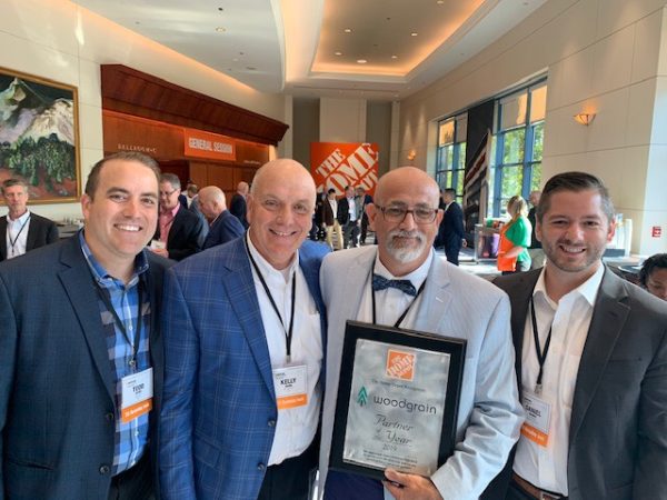 Woodgrain Wins Vendor of the Year from Home Depot 2019